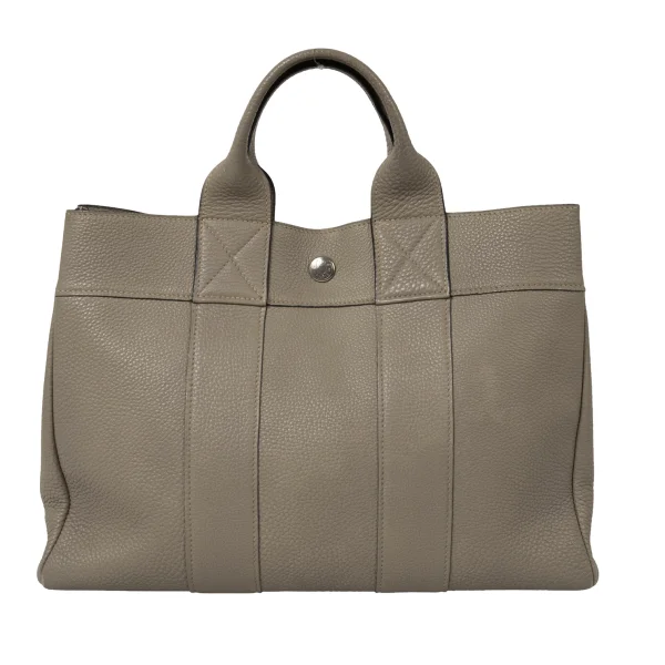 HERMES Fourre-Tout Leather Handbag K-174858_002