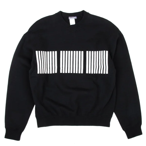 ISSEY MIYAKE MEN Stripe Patch Design Sweatshirt Black M K-174862_001