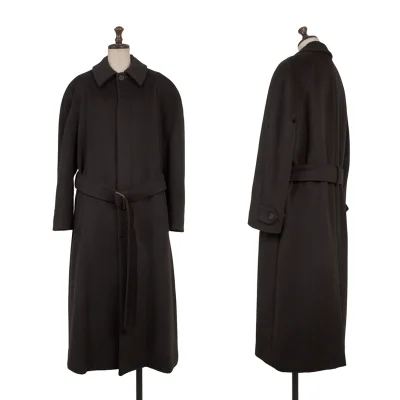GIORGIO ARMANI Brushed Wool Fly Front Coat
