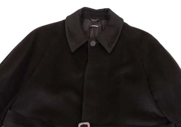 GIORGIO ARMANI Brushed Wool Fly Front Coat K-174866_003