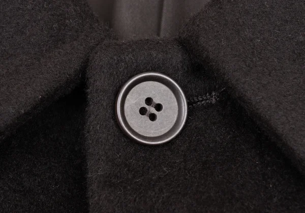 GIORGIO ARMANI Brushed Wool Fly Front Coat K-174866_005