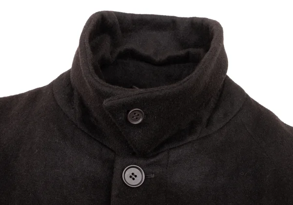 GIORGIO ARMANI Brushed Wool Fly Front Coat K-174866_006