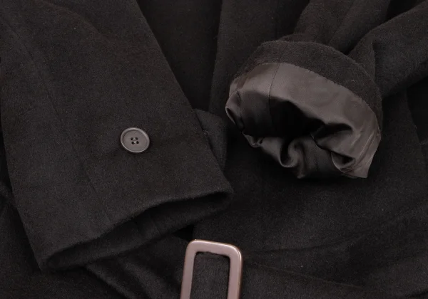 GIORGIO ARMANI Brushed Wool Fly Front Coat K-174866_008