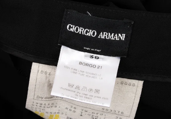 GIORGIO ARMANI Wool Seam Wide Pants K-174867_014