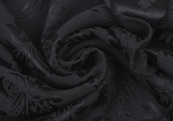 GIORGIO ARMANI Wool Botanical Jacquard Fringe Stole K-174868_006