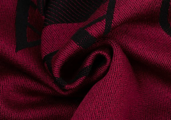 GIORGIO ARMANI Wool Bicolor Logo Jacquard Stole K-174869_006
