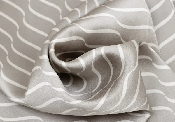 GIORGIO ARMANI Silk Wave Print Scarf K-174870_008