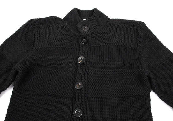 ARMANI COLLEZIONI Cotton Blend Switching Cardigan K-174872_002