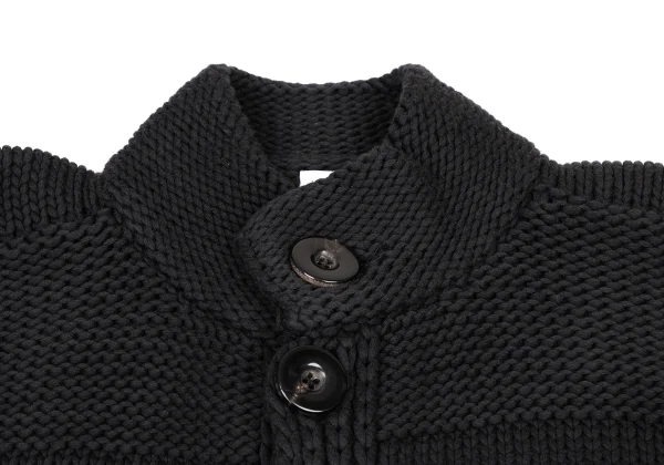 ARMANI COLLEZIONI Cotton Blend Switching Cardigan K-174872_003
