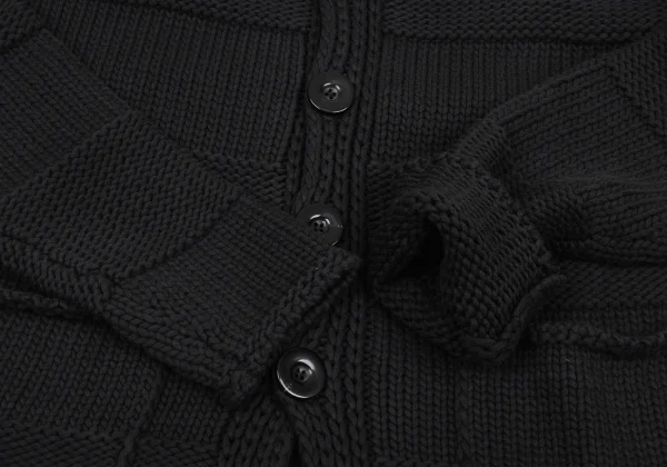ARMANI COLLEZIONI Cotton Blend Switching Cardigan K-174872_006