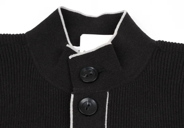 ARMANI COLLEZIONI Rayon Blend Ribbed Cardigan K-174873_003