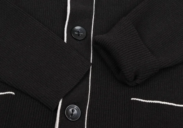 ARMANI COLLEZIONI Rayon Blend Ribbed Cardigan K-174873_006