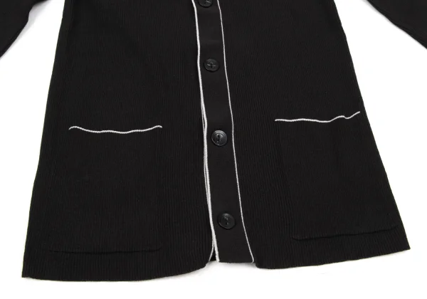 ARMANI COLLEZIONI Rayon Blend Ribbed Cardigan K-174873_007