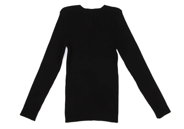 ARMANI COLLEZIONI Rayon Poly Blend Ribbed Knit Top K-174874_009
