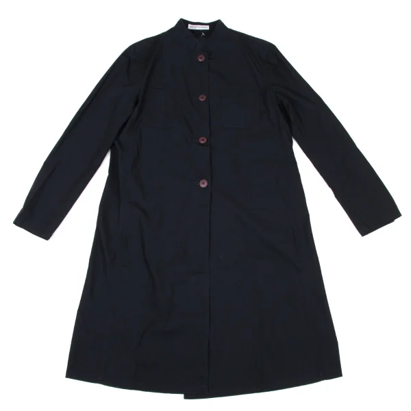 EMPORIO ARMANI Cotton Band Collar Long Dress K-174875_002