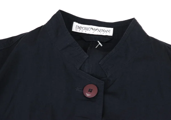 EMPORIO ARMANI Cotton Band Collar Long Dress K-174875_004