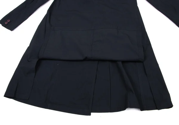 EMPORIO ARMANI Cotton Band Collar Long Dress K-174875_015