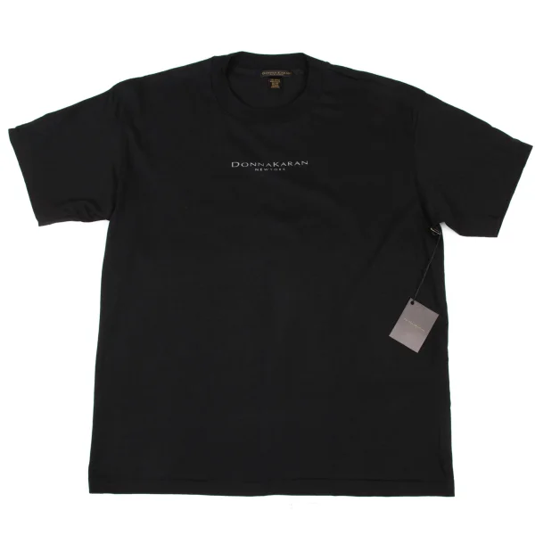 DONNA KARAN NEWYORK Logo Print T-shirt Black S-M K-174878_001