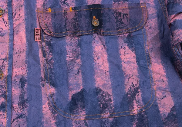 FERRE JEANS Faded Stripe Print Long Sleeved Shirt K-174881_004