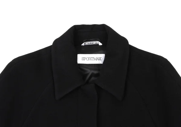 SPORTMAX Wool Snap Button Coat K-174884_004