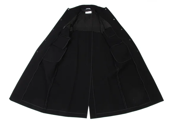 SPORTMAX Wool Snap Button Coat K-174884_014