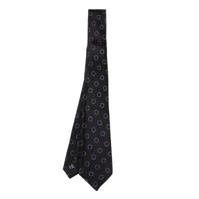 GIORGIO ARMANI Circle Jacquard Silk Tie