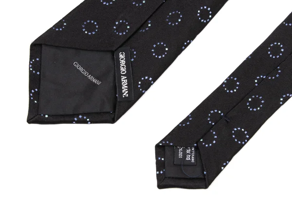GIORGIO ARMANI Circle Jacquard Silk Tie K-174885_005
