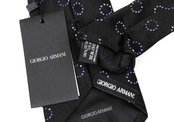 GIORGIO ARMANI Circle Jacquard Silk Tie K-174885_006