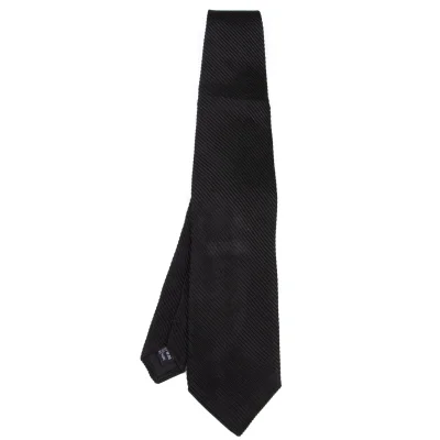 GIORGIO ARMANI Bias Woven Silk Tie