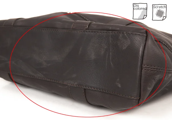 GIORGIO ARMANI 2way Leather Shoulder Bag K-174887_012