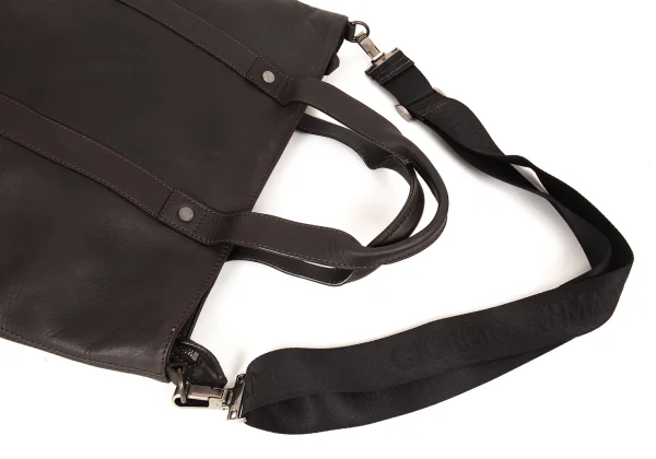 GIORGIO ARMANI 2way Leather Shoulder Bag K-174887_013