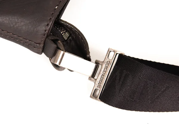 GIORGIO ARMANI 2way Leather Shoulder Bag K-174887_015