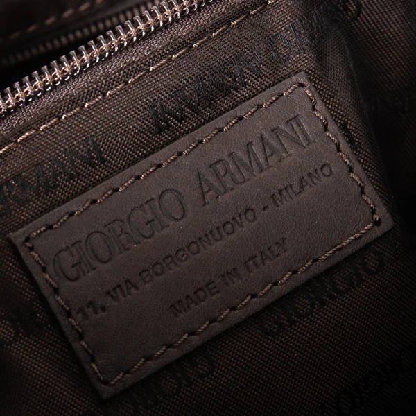 GIORGIO ARMANI 2way Leather Shoulder Bag K-174887_019