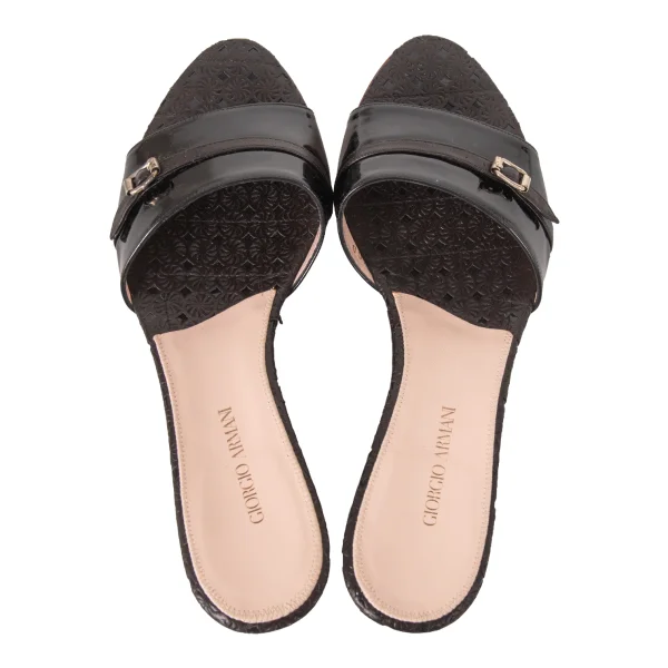 GIORGIO ARMANI Leather Mule Sandals  K-174890_007