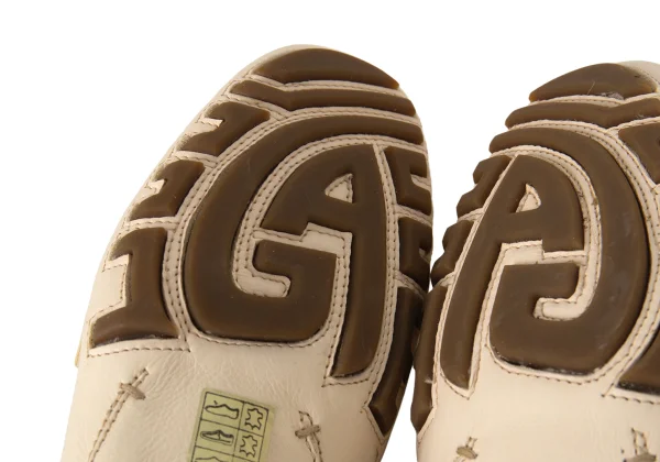 GIORGIO ARMANI Canvas Combination Leather Driving Shoes K-174891_012