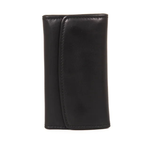 DONNA KARAN NEW YORK Leather Keycase Black  K-174895_001
