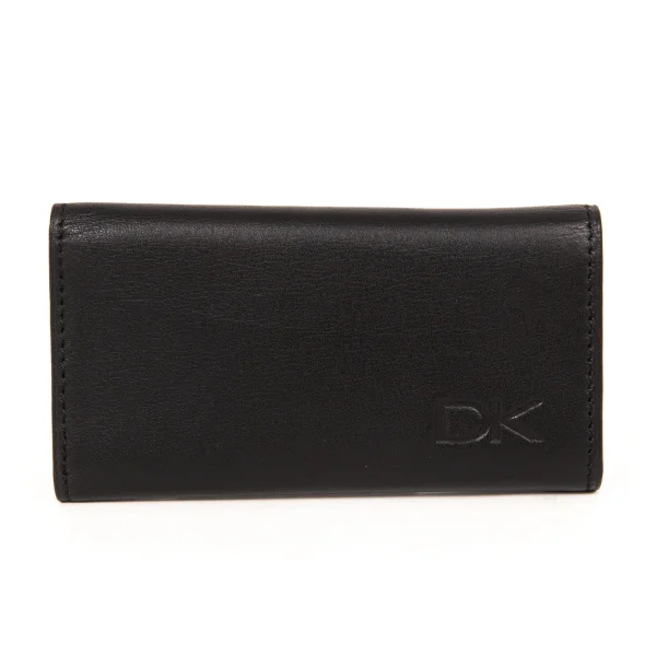 DONNA KARAN NEW YORK Leather Keycase Black  K-174896_001