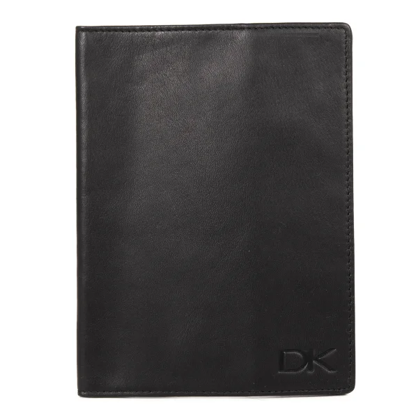 DONNA KARAN NEW YORK Leather Book Cover Black  K-174903_001