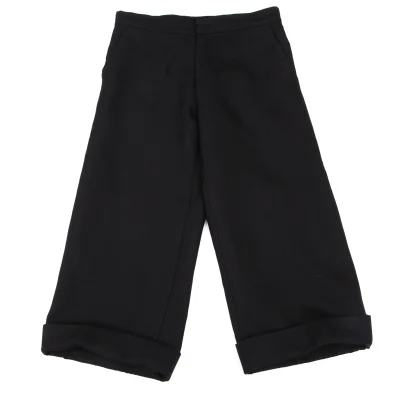 Yohji Yamamoto FEMME Wool Double Cropped Pants