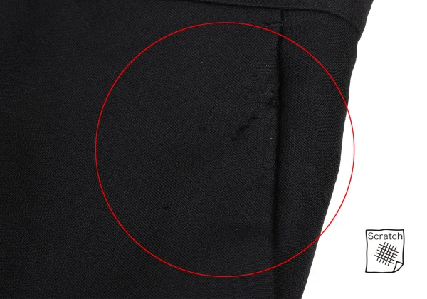 Yohji Yamamoto FEMME Wool Double Cropped Pants K-174906_004