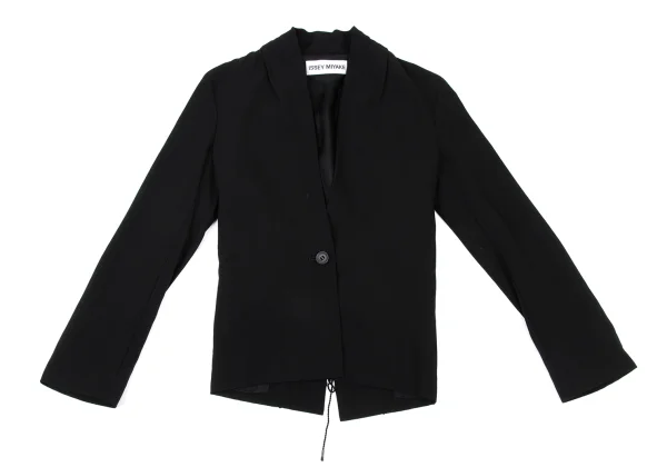 ISSEY MIYAKE Wool Back Lace-up 1B Jacket K-174909_002