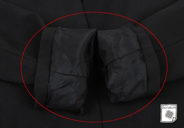 ISSEY MIYAKE Wool Back Lace-up 1B Jacket K-174909_006