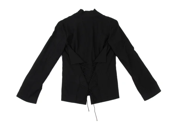 ISSEY MIYAKE Wool Back Lace-up 1B Jacket K-174909_011
