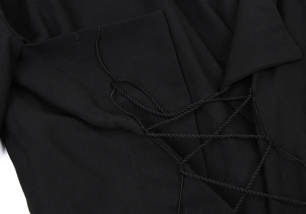 ISSEY MIYAKE Wool Back Lace-up 1B Jacket K-174909_013