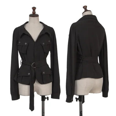 Jean Paul GAULTIER Pocket Design Belted Jacket 