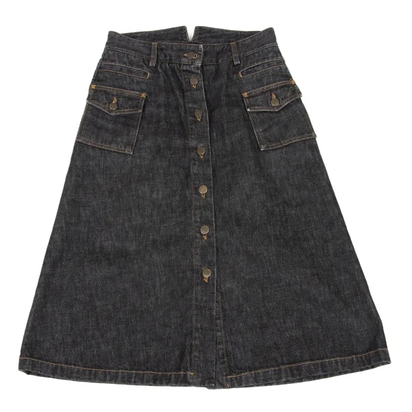 DOLCE&GABBANA Front Open Denim Skirt K-174916_002