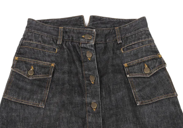 DOLCE&GABBANA Front Open Denim Skirt K-174916_003