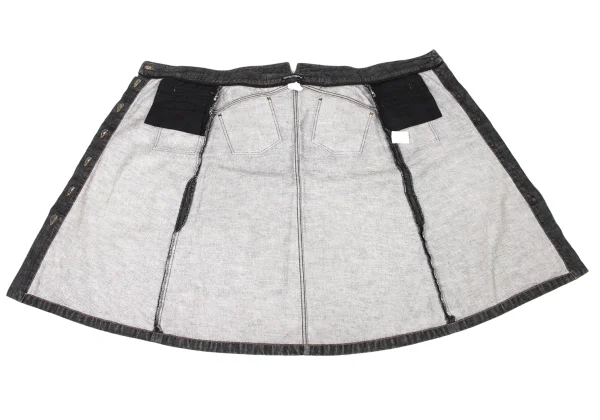 DOLCE&GABBANA Front Open Denim Skirt K-174916_013