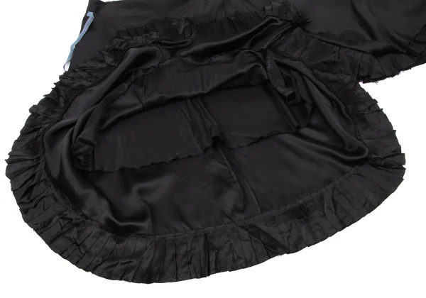 A.F.VANDEVORST Silk Frill Hem Design Half Wrap Skirt K-174917_008
