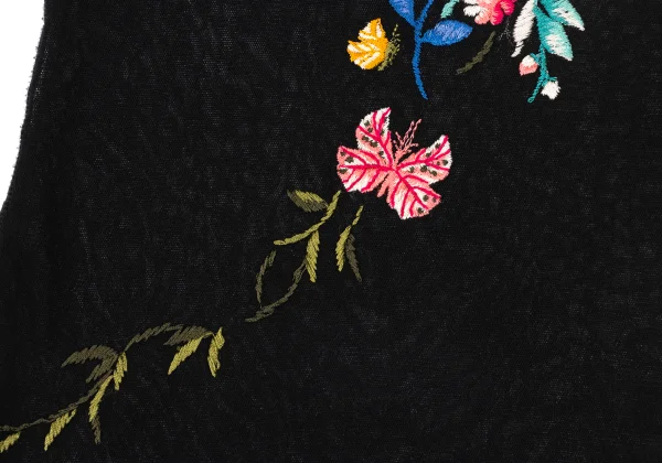 Jean Paul GAULTIER SOLEIL Floral Embroidered Mesh Tank Top K-174920_008